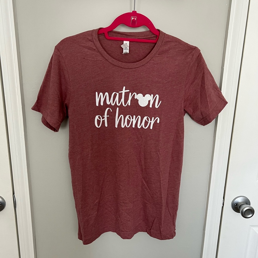 Matron of Honor Disney Mickey Mouse Shirt